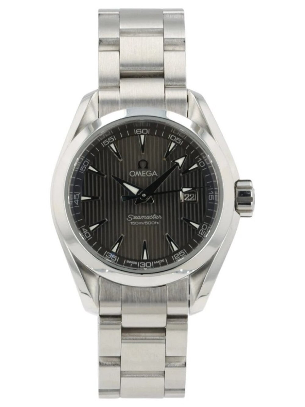 Omega Seamaster Aqua Terra Gray Dial Steel 30mm Quartz Watch 231.10.30.60.06.001